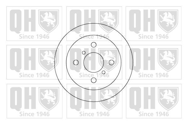 QUINTON HAZELL Тормозной диск BDC4626